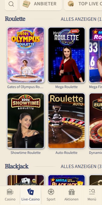 VIPLuck Casino Spiele und Slots