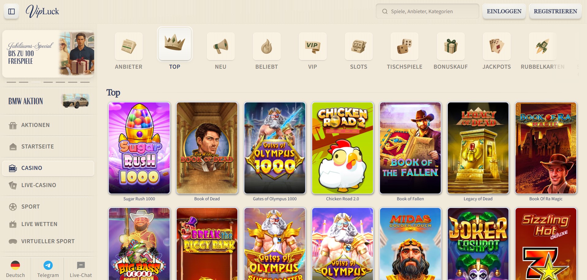 VIPLuck Casino